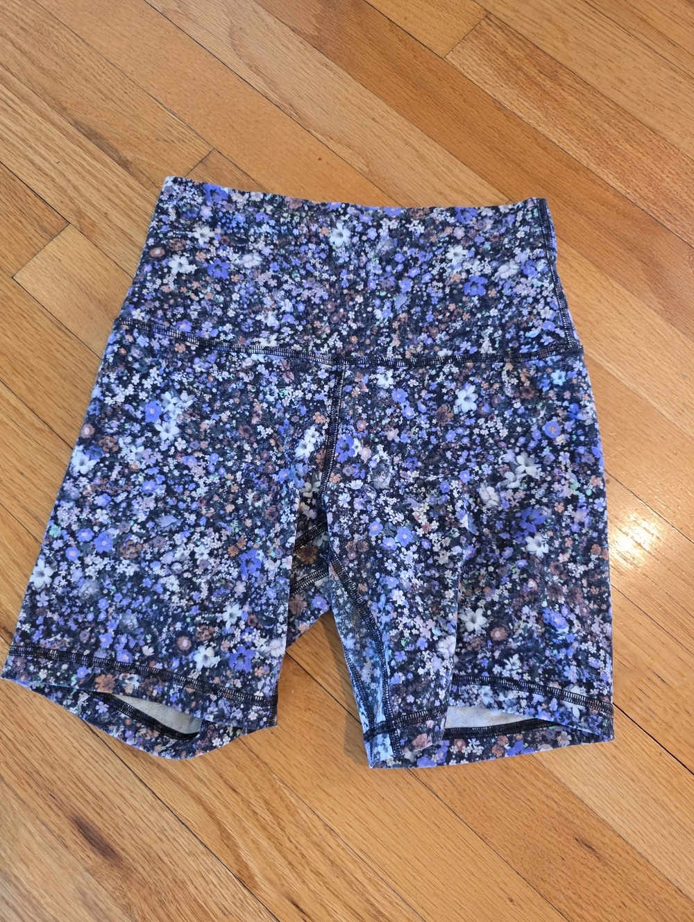 Lululemon Floral Bike Shorts